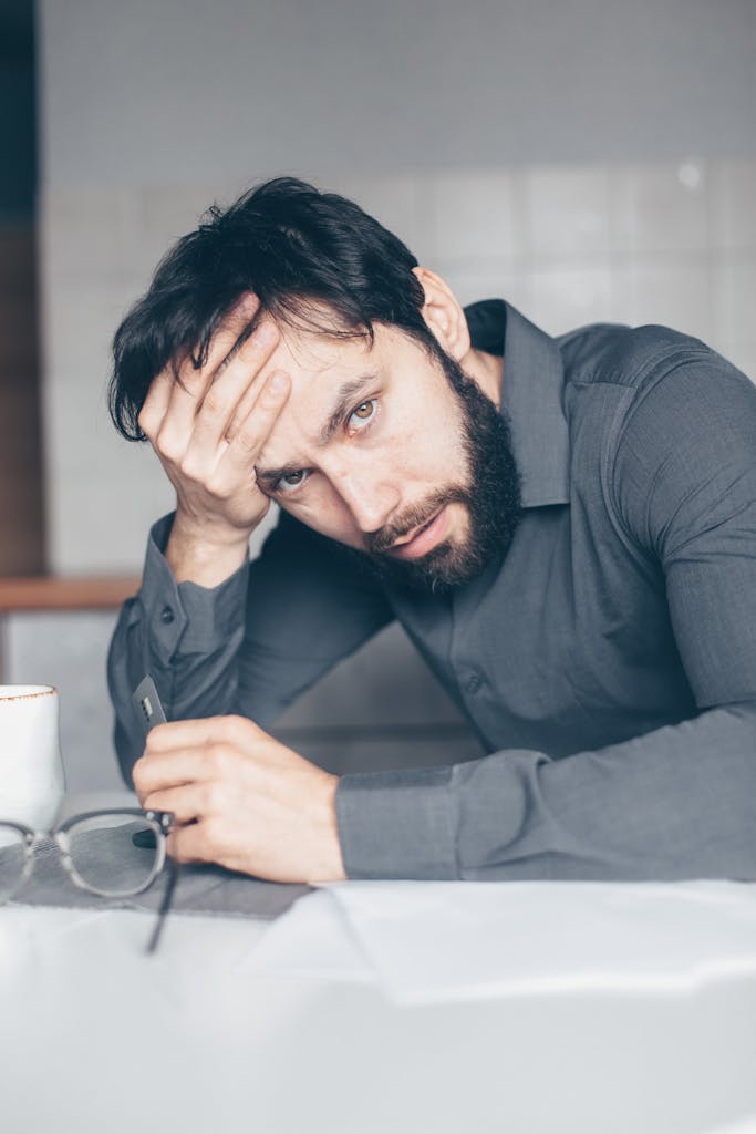 Free stock photo of adult, banking, beard