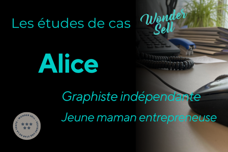 Comment Alice, graphiste indépendante, a atteint 5 000 €/mois en 4 mois — avec un système commercial adapté à sa vie de jeune maman entrepreneuse
